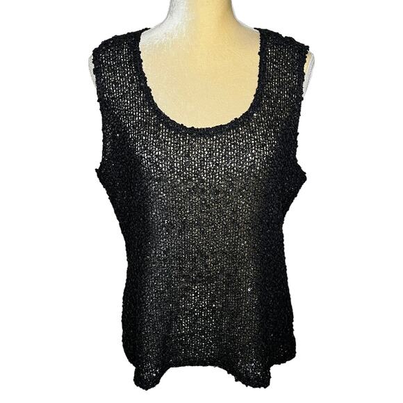 Lana Lee Sparkly Sweater Top Made in Canada Size Large - Picture 1 of 8
